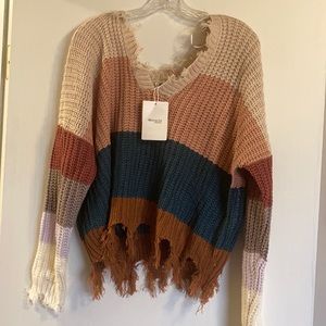 Frayed Miracle Sweater